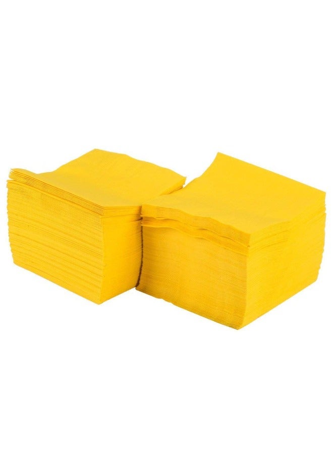 SNH Packing مناديل كوكتيل صفراء من SNH 33x33 سم عبوة من 50 قطعة - Image 1